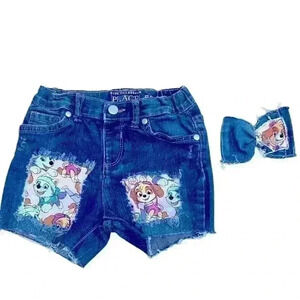 Child’s Place 🐶 cut off distressed shorts with Paw Patrol